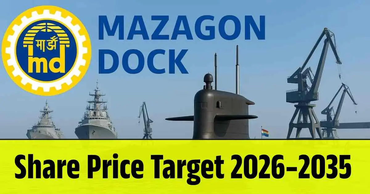 Mazagon Dock Share Price Target 2026, 2028, 2030, 2032, 2034, 2035